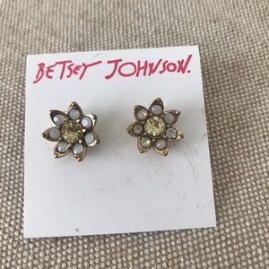 Betsey Johnson Flower Studs